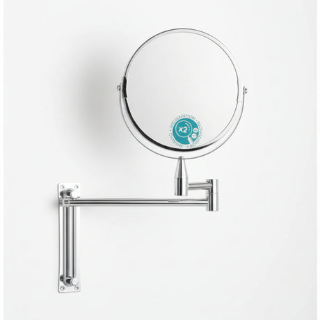 Extendable Wall Mirror Double-Sided 17cm