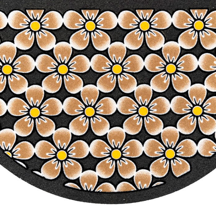 Zerbino Flomat Doormat D Flower Design
