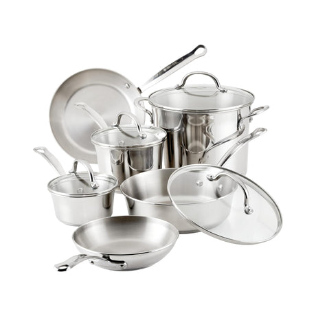 Farberware Millennium Stainless Steel Cookware Pots and Pans (Set of 10pcs)