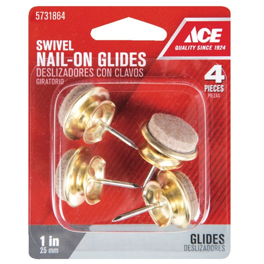 Felt Nail-On Glides 2.5cm (Pack of 4)