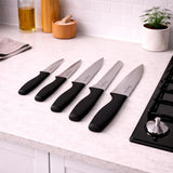Black Knife Set 6 Pcs