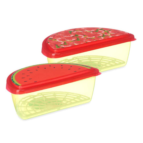 Food Storage Container Watermelon & Strawberry 1.2L