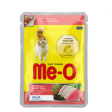Me-O Adult Tuna With White Fish In Jelly Cat Food 80gm (Pack of 48)