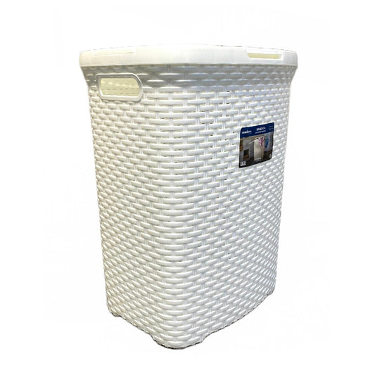 Laundry Basket With Lid White