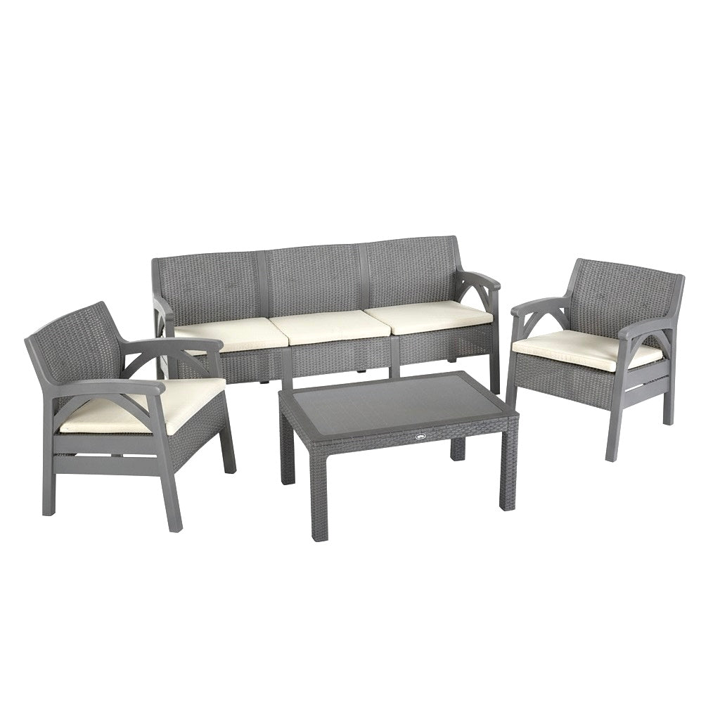 Garden Set Rattan For 5 Persons (Made in Turkey)