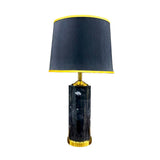 Marble Cylinder Table Lamp