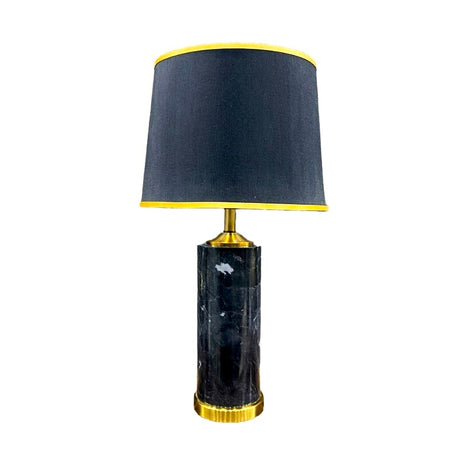 Marble Cylinder Table Lamp