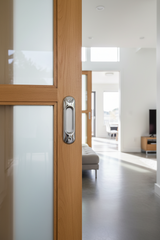 Sliding Handle Oval Chrome