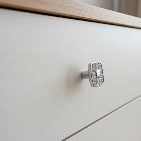 Drawer Knob Crystal Chrome