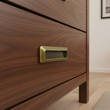 Furniture Handle Antique Brass 128mm