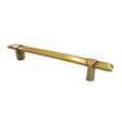 Furniture Handle Antique Brass 128mm