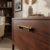 Furniture Handle Antique Brass 128mm