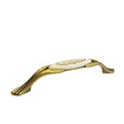 Furniture Handle Antique Brass Porcelain