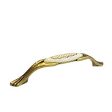 Furniture Handle Antique Brass Porcelain