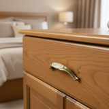 Furniture Handle Antique Brass Porcelain