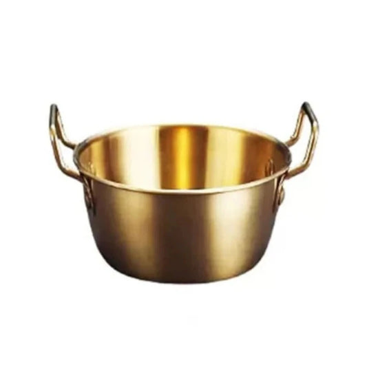 Rice Pot Bowl Gold 13 x 5cm