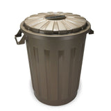 Plastic Garbage Bin 30L Brown