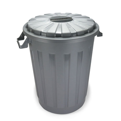 Plastic Garbage Bin 30L Grey