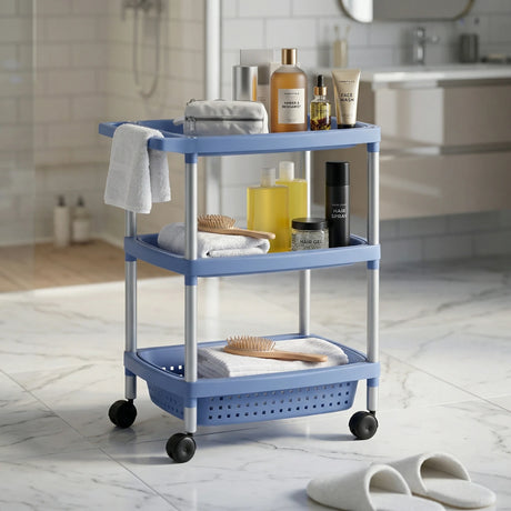 Bathroom Trolley Blue