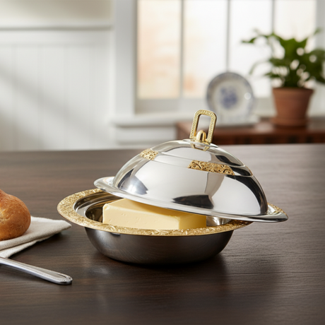 Metal Butter Dish