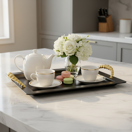 Rectangular Serving Tray Black