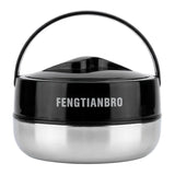 Metal Food Warmer 6L Black/Silver
