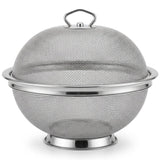 Stainless Steel Colander With Lid 21cm