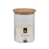 Glass Storage Jar With Bamboo Lid 1.7L