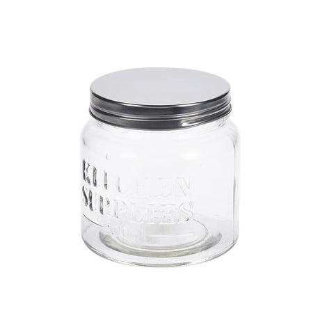 Glass Storage Jar With Lid 500ml