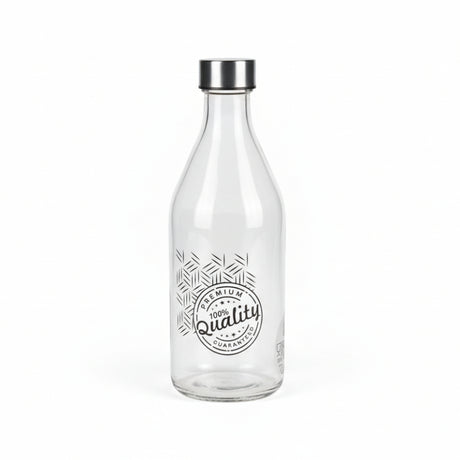 Glass Bottle With Steel Cap 1000ml