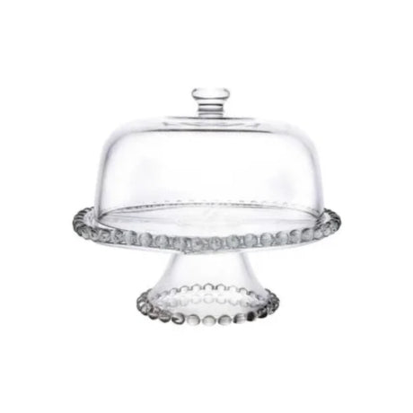 Glass Cake Dish With Lid