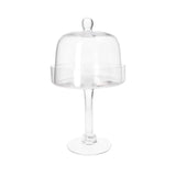 Glass Cheese Platter with Dome 18.8cm