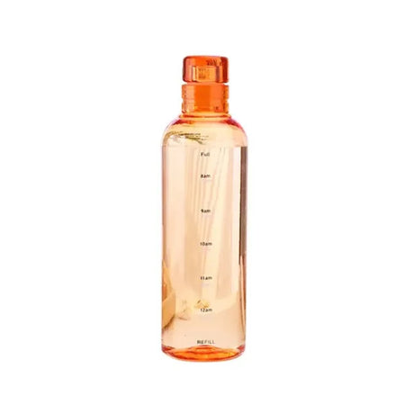 Glass Drink Bottle 550ml Orange