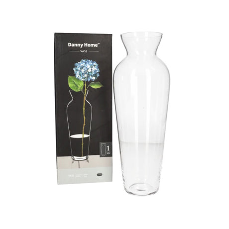 Glass Flower Long Vase 7.9 x 30 x 11cm