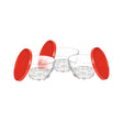 Glass Kitchen Storage Bowl With Lid 275ml Set of 3pcs