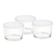 Glass Lunch Box 200ml (Set of 3)