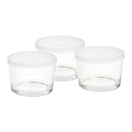 Glass Lunch Box 200ml (Set of 3)
