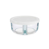 Glass Lunch Box With Fridge Divider 785ml