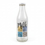 Glass Milk Bottle 1L