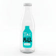 Glass Milk Bottle 1L
