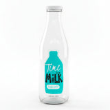 Glass Milk Bottle 1L