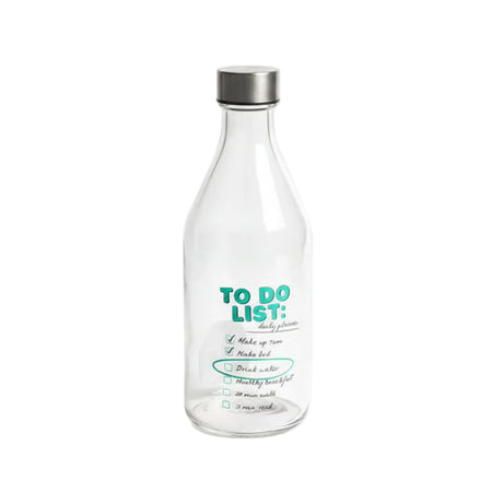 Glass Milk Bottle With Steel Cap 1000ml