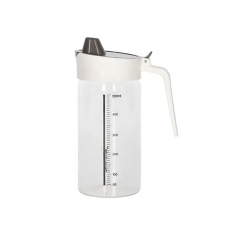 Glass Oil Bottle 600ml White