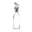 Glass Oil Bottle With Dispenser Stopper 180ml
