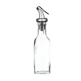 Glass Oil Bottle With Dispenser Stopper 180ml