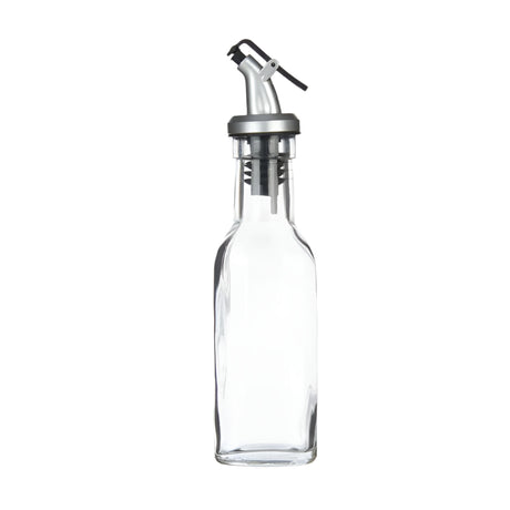 Glass Oil Bottle With Dispenser Stopper 180ml