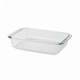Glass Rectangular Cake Dish 1630ml