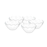 Glass Serving Bowl Set of 7pcs