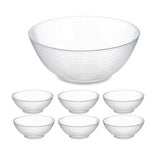 Glass Serving Bowl Set of 7pcs