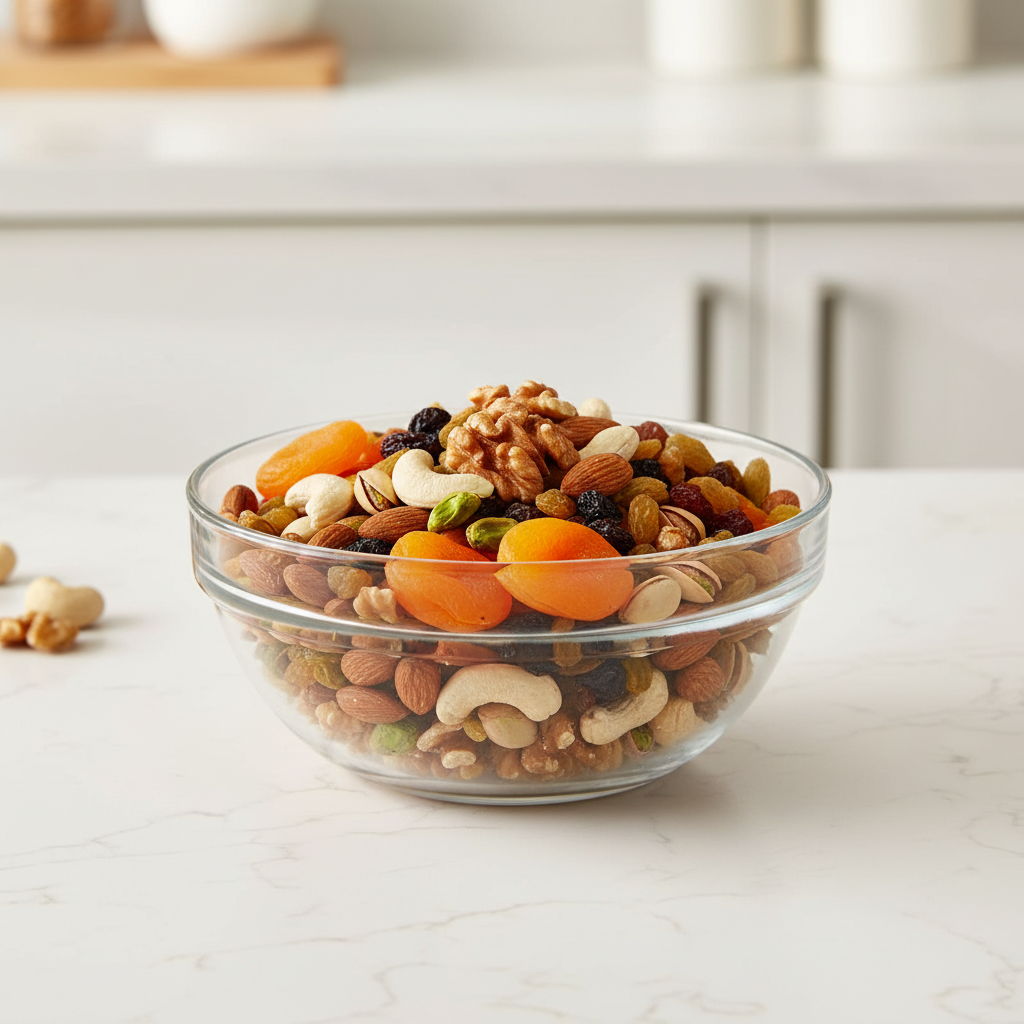 Glass Stackable Bowl 17cm